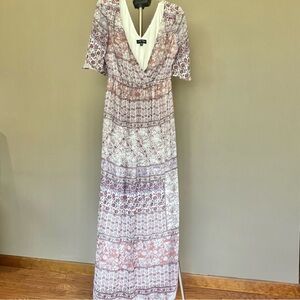 Floral Pastel Maxi Dress